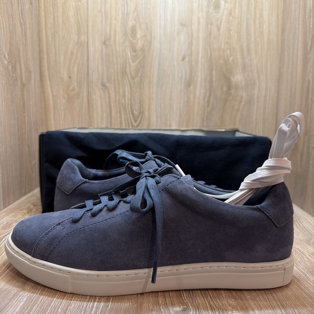 Peter Millar Crown Crafted Men's 8.5 Navy Vantage Lite Suede Sneaker MSRP $225